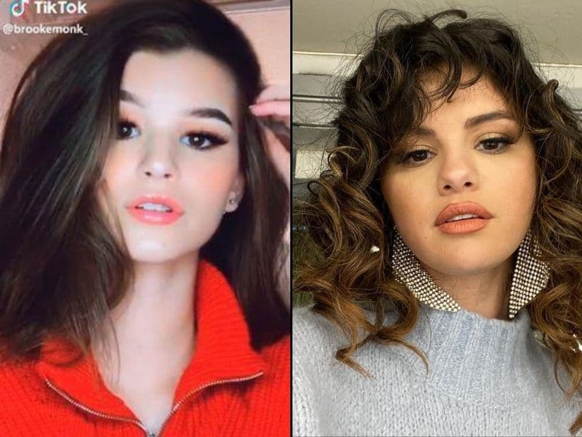 Brooke Monk se volvió viral en la aplicación de origen chino, luego de que los usuarios hicieran evidente su parecido a la cantante y actriz estadounidense, Selena Gomez.