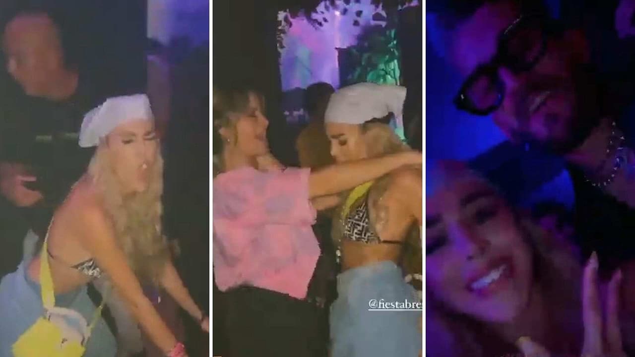 Danna Paola se va de fiesta y termina perreando con Sofía Reyes