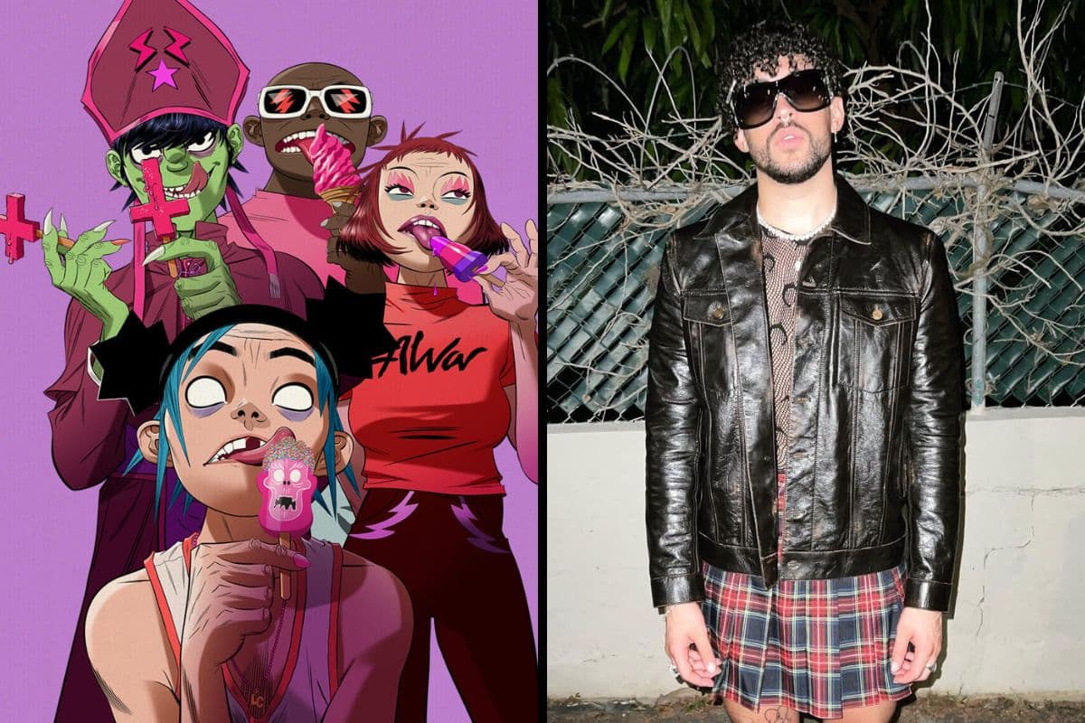 Gorillaz anuncia el estreno de su nuevo álbum con colabroación de Bad Bunny y Tame Impala.