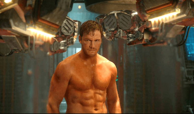 No es cosa fácil interpretar a un personaje de Marvel, Star Lord en Guardianes de la Galaxia y Los Vengadores, por lo que el actor tuvo que hacer bastante ejercicio.