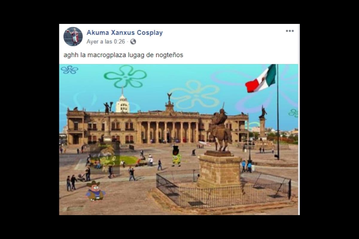 La Macroplaza de Monterrey.