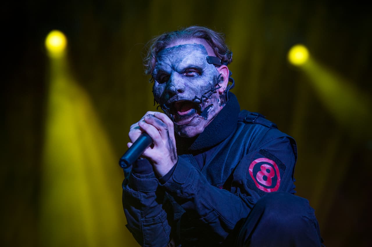 Corey Taylor of Slipknot performs at the Louder Than Life Festival on Sunday, Oct. 2, 2016, in Louisville, Ky. (Photo by Amy Harris/Invision/AP)