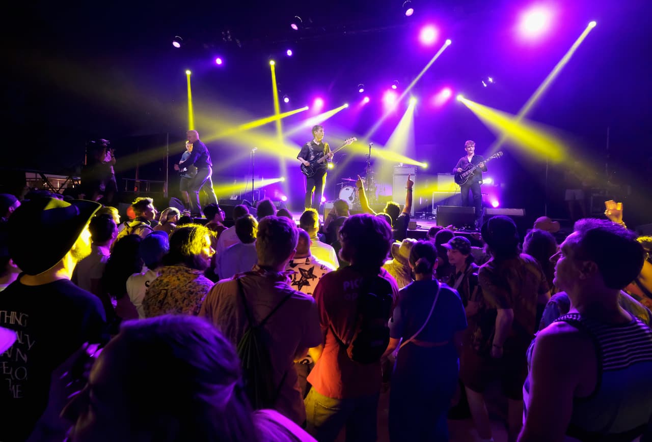 INDIO, CA - APRIL 20: Charlie Steen of Shame performs at Sonora Tent during the 2019 Coachella Valley Music And Arts Festival on April 20, 2019 in Indio, California. (Photo by Frazer Harrison/Getty Images for Coachella)