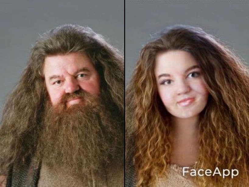 ¡Wow! ¡Qué gran cambio de Hagrid!