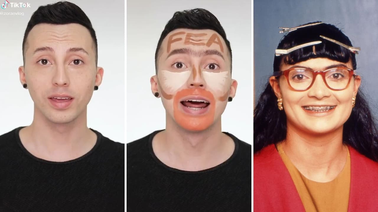 Este joven cambió su apariencia para verse como ‘Yo soy Betty, la fea’