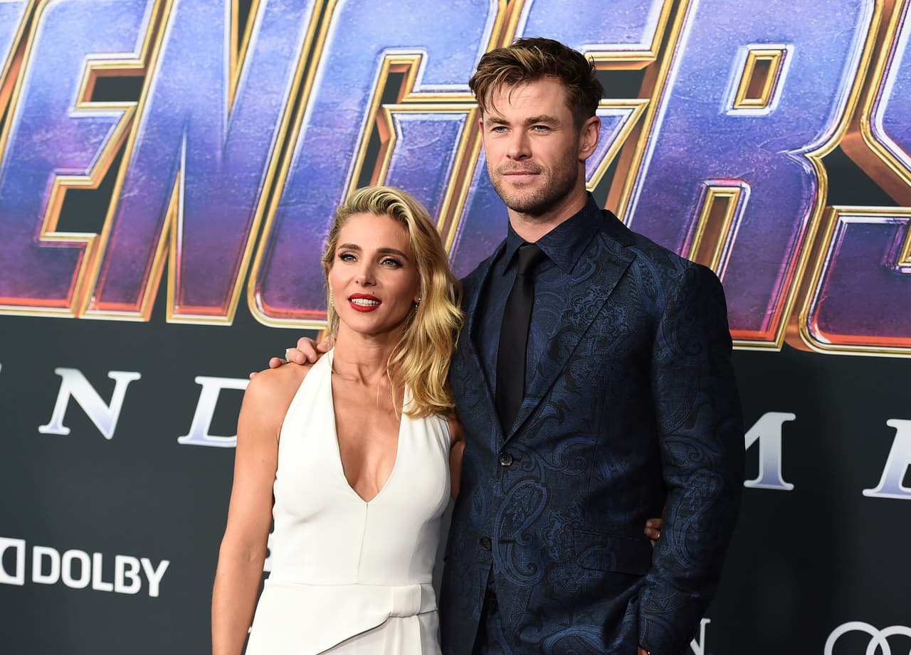 Chris Hemsworth, mejor reconocido como 'Thor', llevó a su esposa, Elsa Pataky.