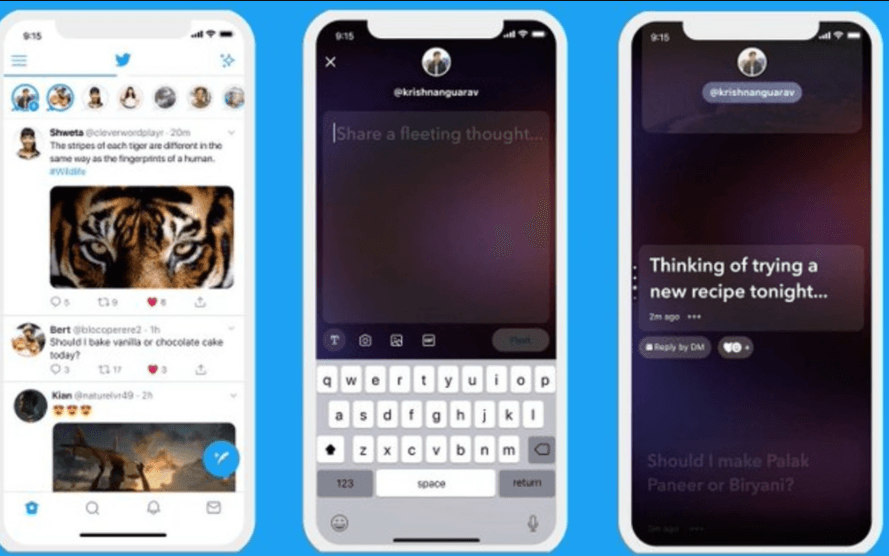 Twitter habilitó un nuevo formato llamado Fleets, sus propias historias