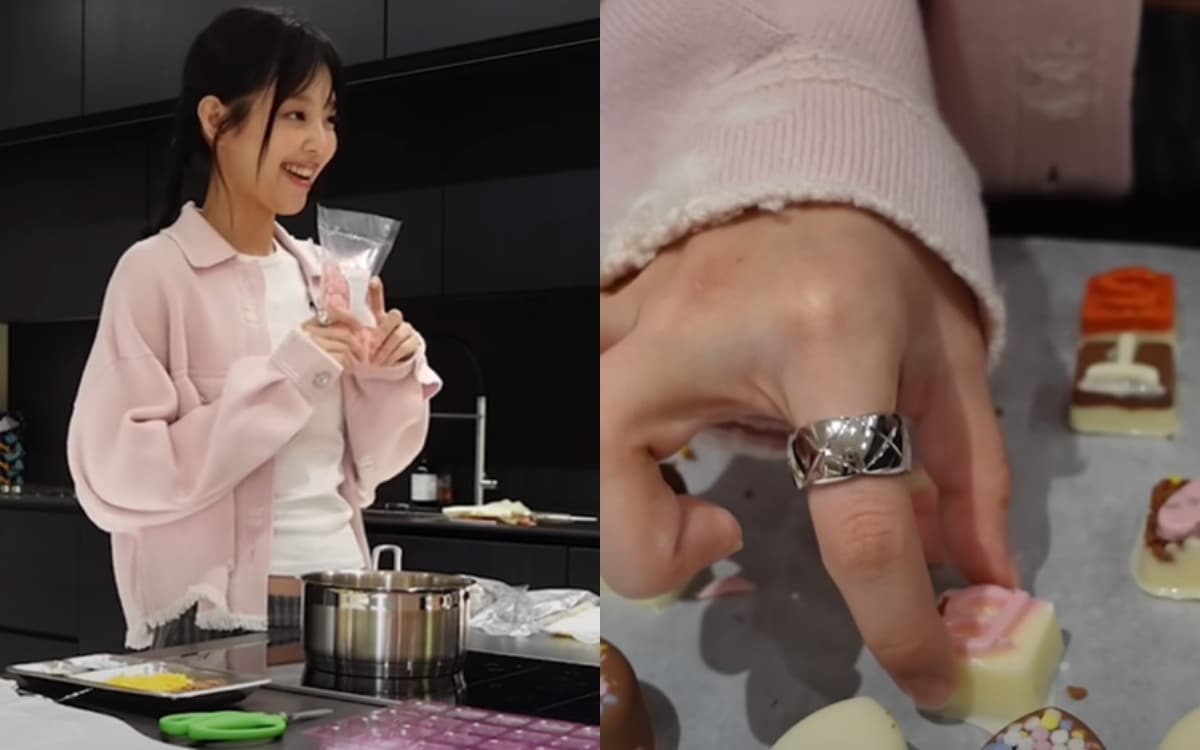 Jennie decidió hacer chocolates en San Valentín para sus compañeras de Blackpink y sus seguidores, los blinks