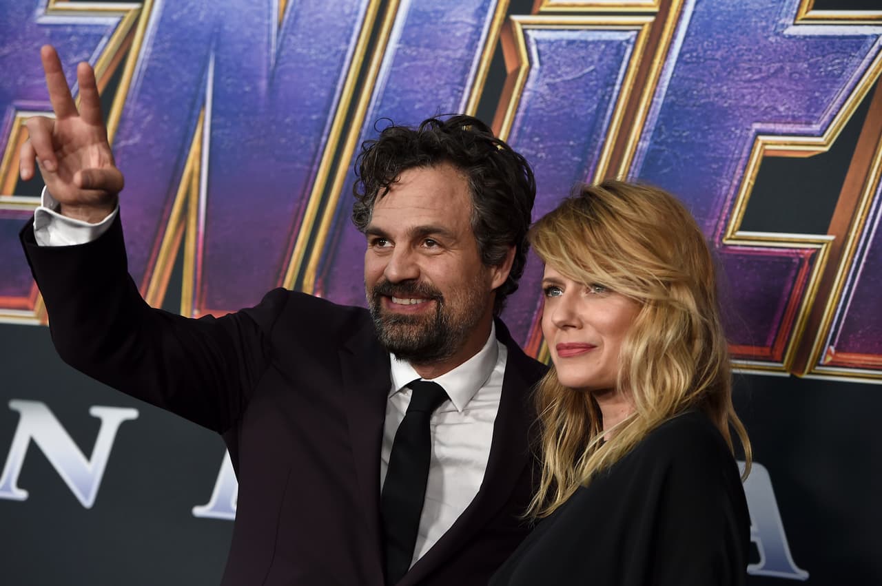 Mark Ruffalo fue con su esposa Sunrise Coigney, con quien está casada desde el 2000.