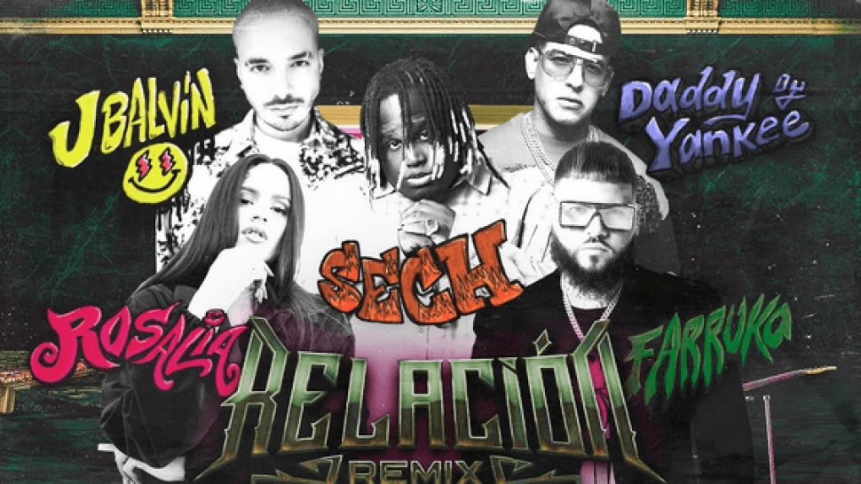 J Balvin, Rosalía, Daddy Yankee y Farruko se unen en el remix de 'Relación' de Sech