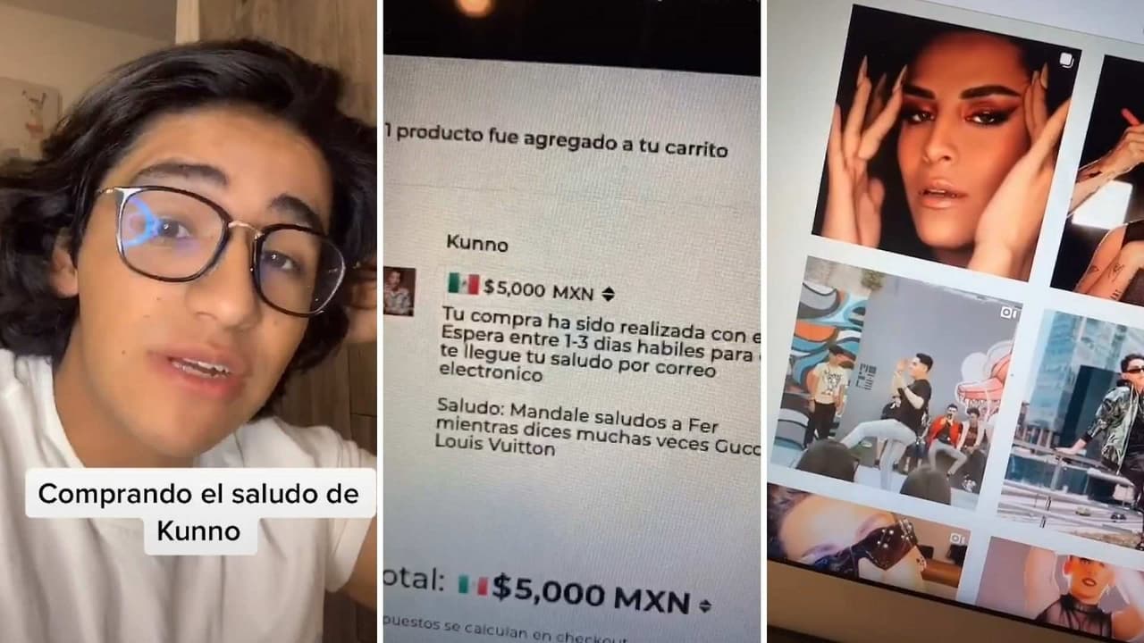 Este tiktoker gastó 5 mil pesos por tener el saludo de Kunno y aún no lo recibe (VIDEO)
