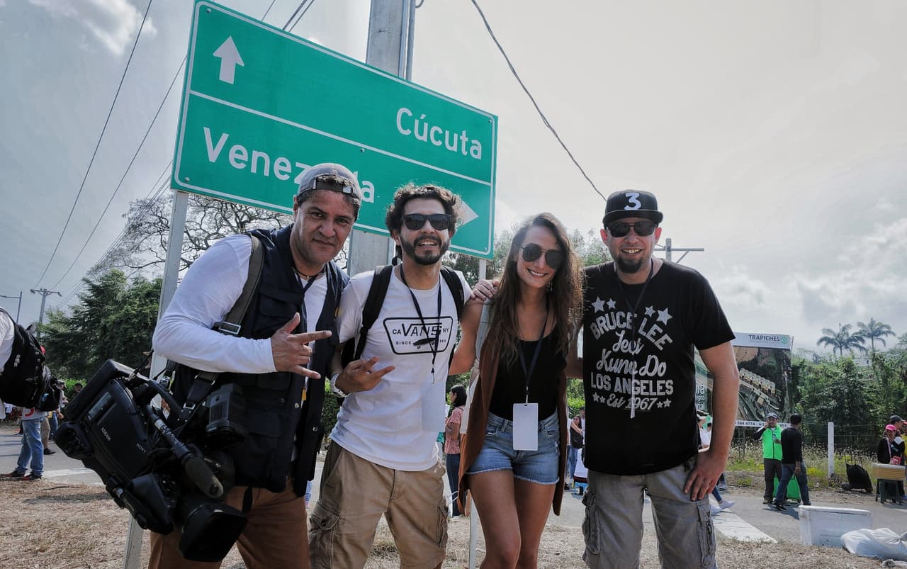 Poncho Maciel, Paly Duval y Claudio Rodríguez cubrieron Venezuela Aid Live