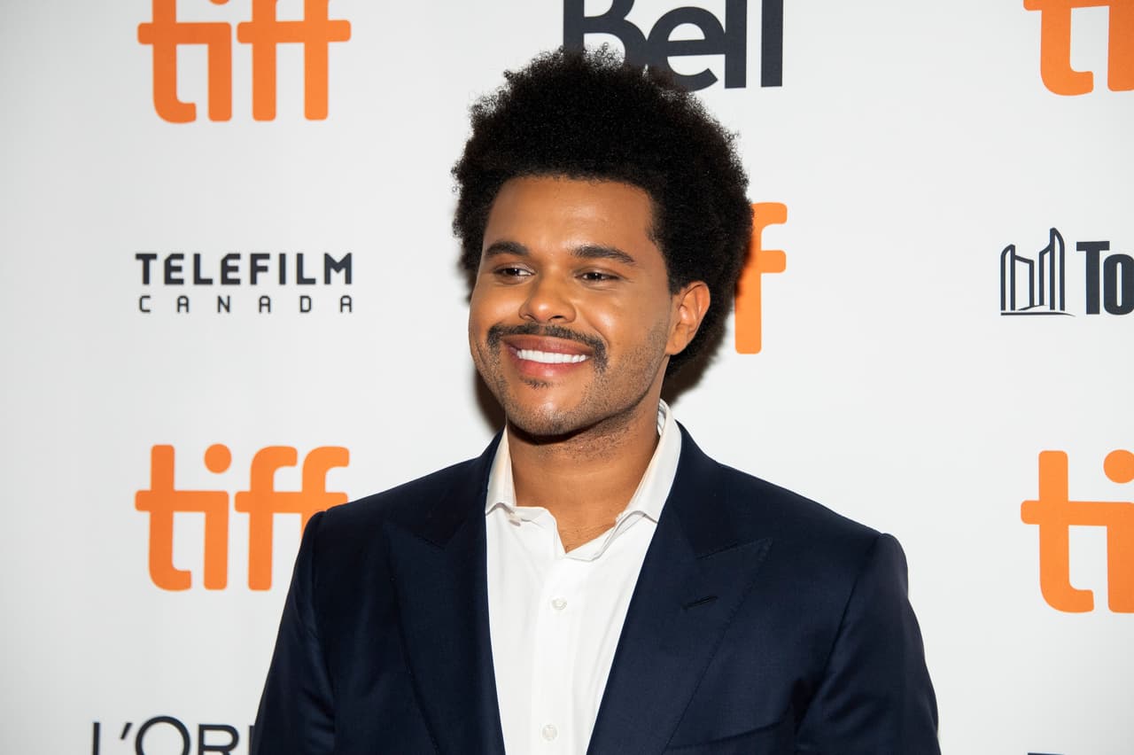The Weeknd attends a premiere for "Uncut Gems" on day five of the Toronto International Film Festival at the Princess of Wales Theatre on Monday, Sept. 9, 2019, in Toronto. (Photo by Arthur Mola/Invision/AP)