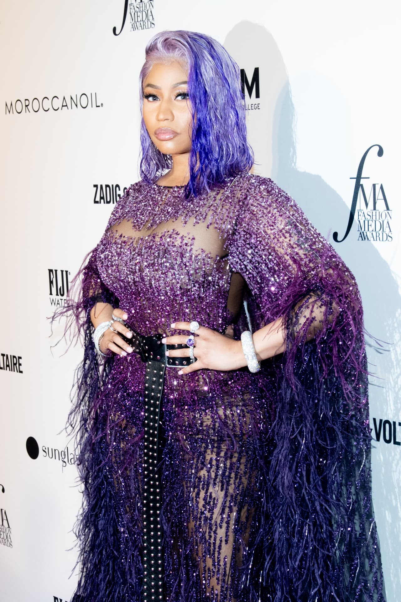 NEW YORK, NY - SEPTEMBER 06: Nicki Minaj attends The Daily Front Row 6th Annual Fashion Media Awards at Park Hyatt New York on September 6, 2018 in New York City. (Photo by Michael Ostuni/Patrick McMullan via Getty Images)