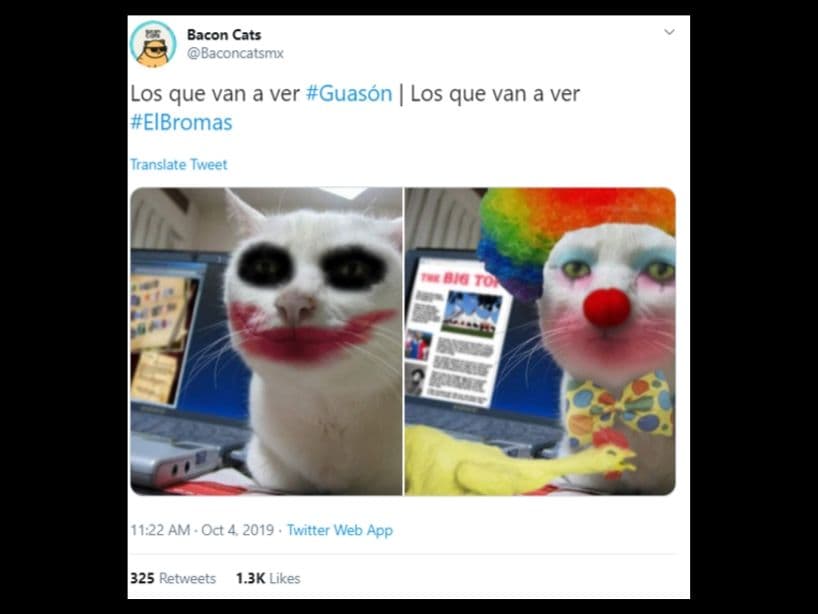 Algunas personas ya se refieren a la película como “El Bromas” en vez de “Guasón” o “Joker.