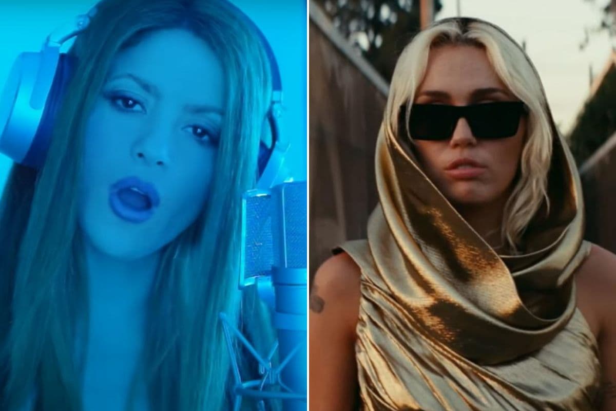 Shakira y Miley Cyrus