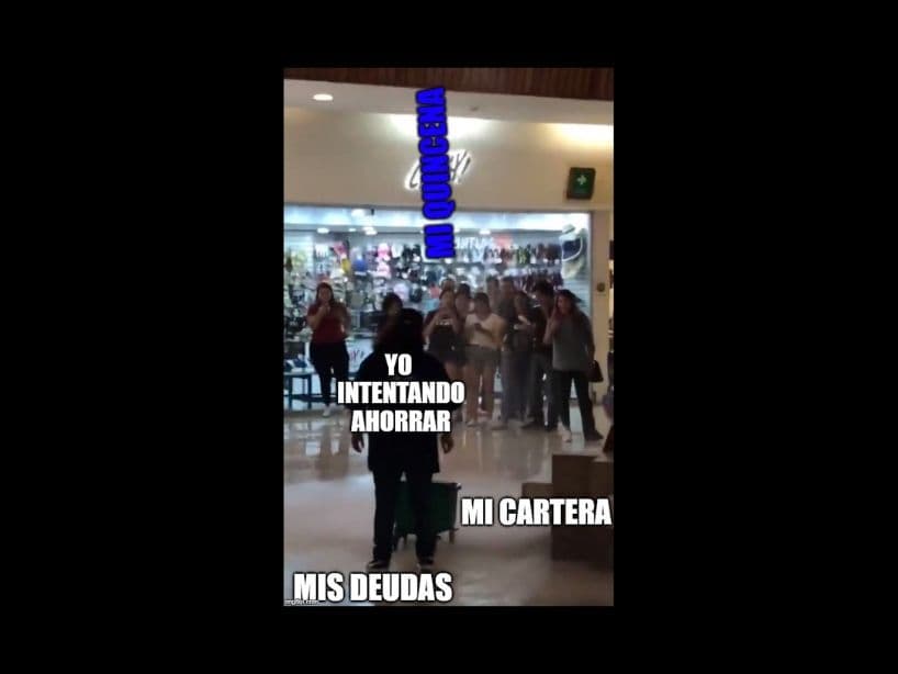 La quincena es igual que ese chorro agua que se imposible guardar.