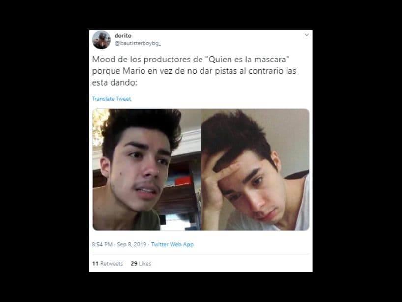 Muchos usuarios de redes sociales están casi seguros de que Cebra es el cantante Mario Bautista y se divierten imaginando la angustia de los productores.