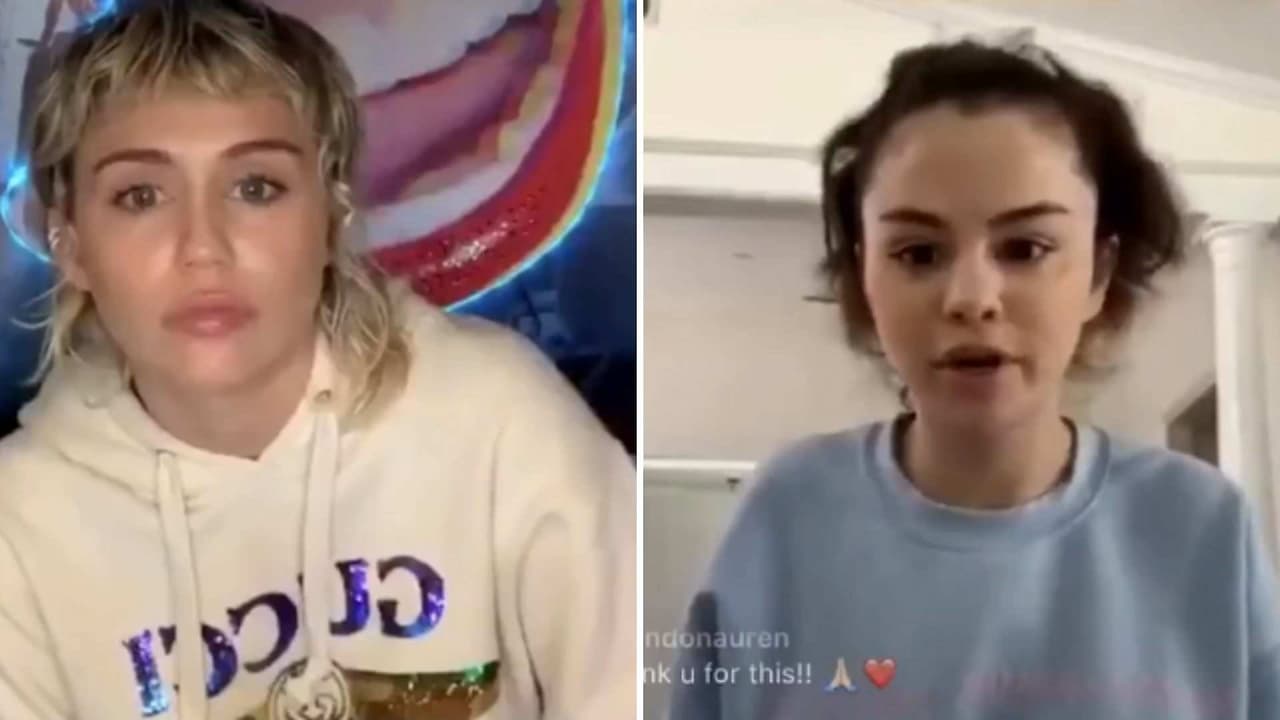 Selena Gomez le confiesa a Miley Cyrus que es bipolar