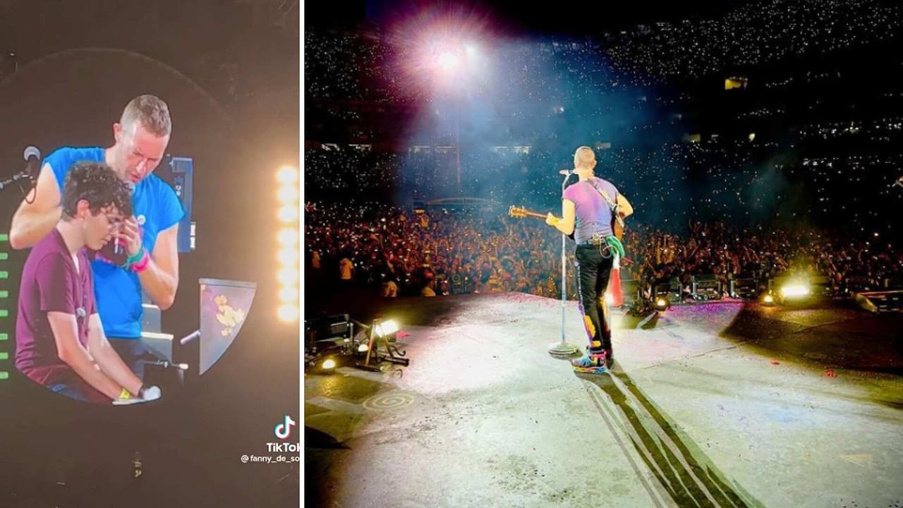 Coldplay: Fan toca ‘Gravity’ junto a Chris Martin en Monterrey