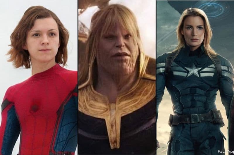 La aplicación "FaceApp" se volvió a viralizar gracias a su capacidad de mostrar, a través de una foto, cómo se vería alguien si fuera del sexo opuesto.
<br>
<br>Hay quienes la prueban con sus propias fotos, pero también están los usuarios que hacen locuras como ésta, en la que le pusieron el filtro a muchos personajes del Universo Cinematográfico de Marvel.