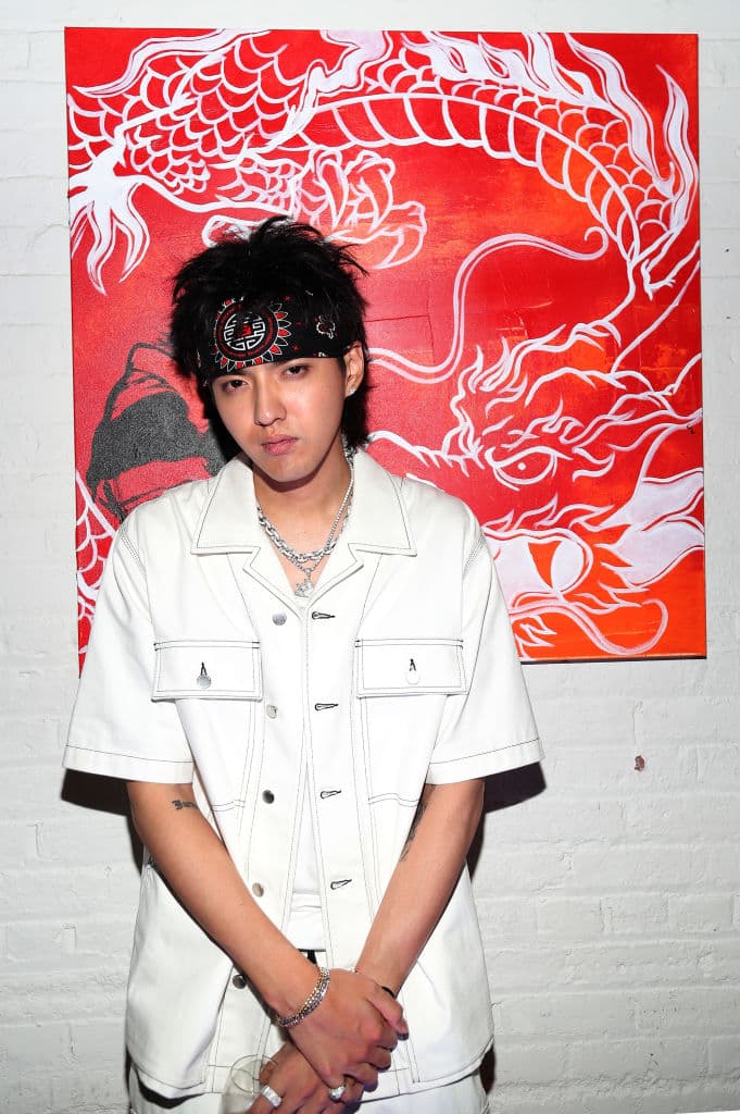 Kris Wu en la fiesta de lanzamiento de 'The Antares Experience' en 2018