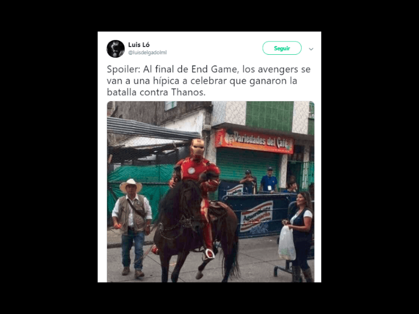 Tan épico final con tan legendaria batalla, merece celebrarse como se merece y Tony Stark lo sabe.