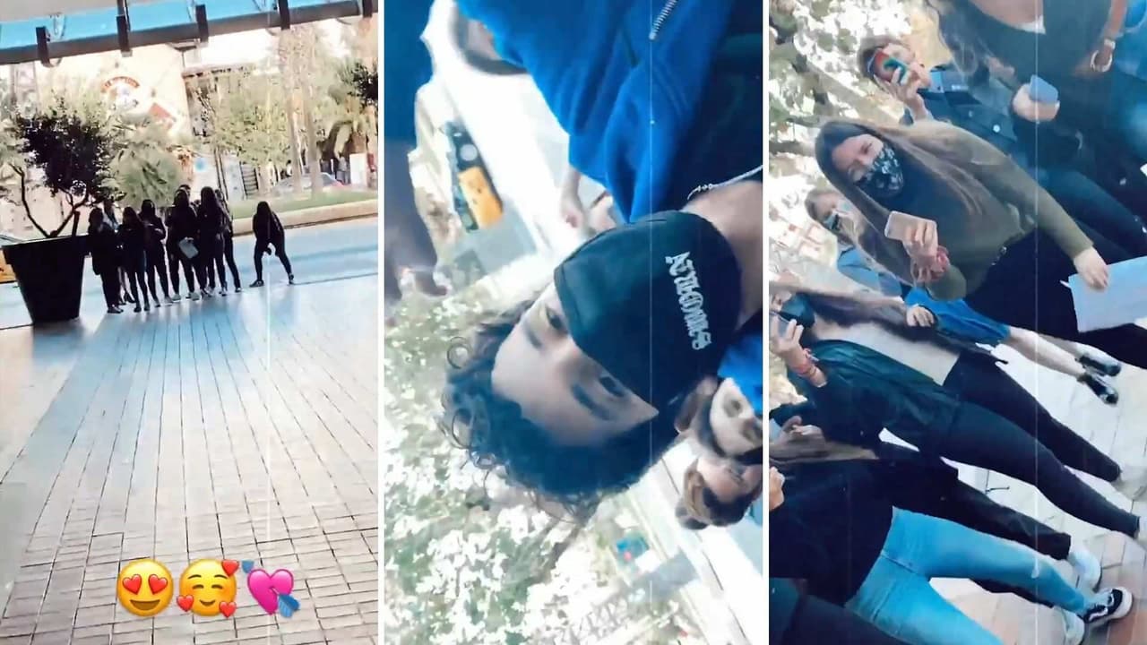 Fans de Sebastián Yatra lo reciben en Barcelona y él termina cantando con ellas ‘Chica Ideal’