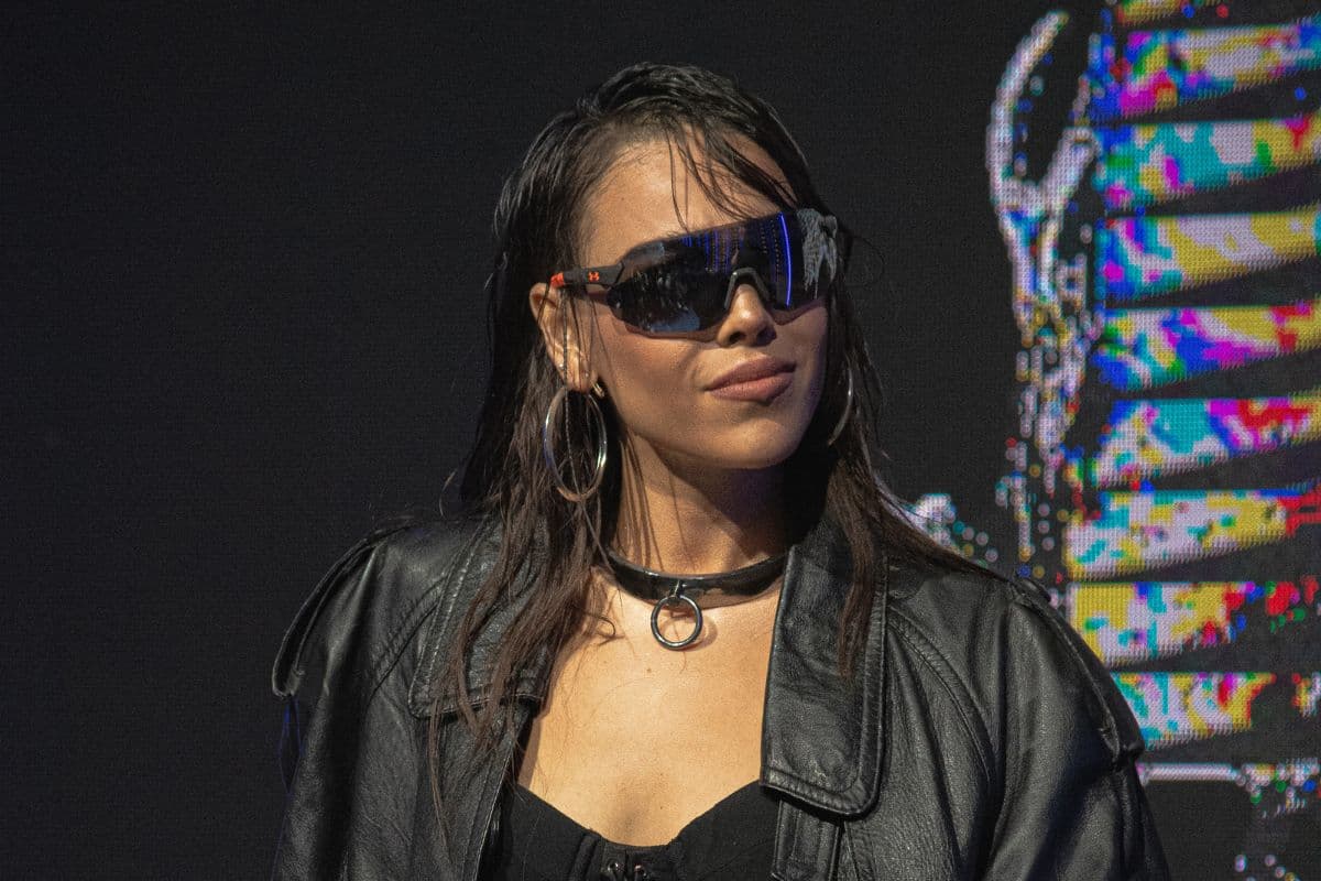 Danna Paola en conferencia de prensa en la Ciudad de México por el estreno de 'XT4S1S'