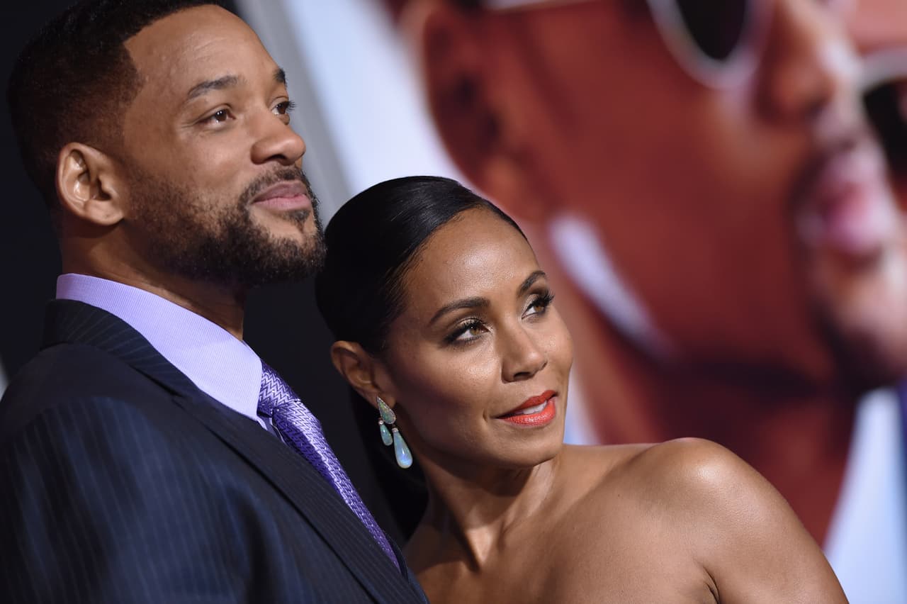 HOLLYWOOD, CA - FEBRUARY 24: Actors Will Smith and Jada Pinkett Smith arrive at the Los Angeles World Premiere of Warner Bros. Pictures 'Focus' at TCL Chinese Theatre on February 24, 2015 in Hollywood, California. (Photo by Axelle/Bauer-Griffin/FilmMagic)