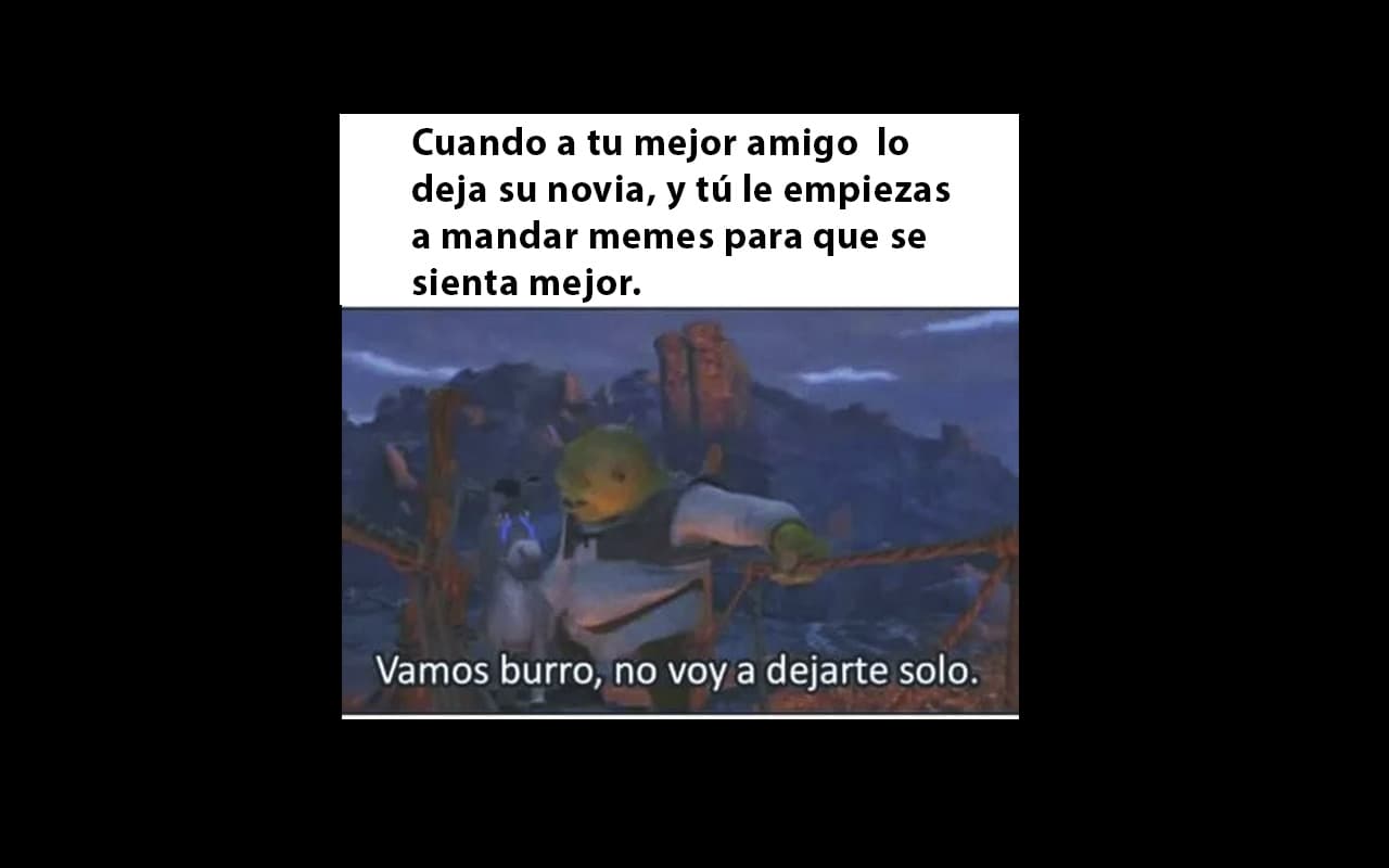 Shrek siempre está ahí para ayudarnos a salir adelante en los momentos más difíciles.