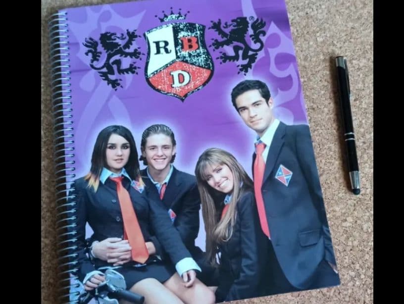 El cuaderno de RBD.