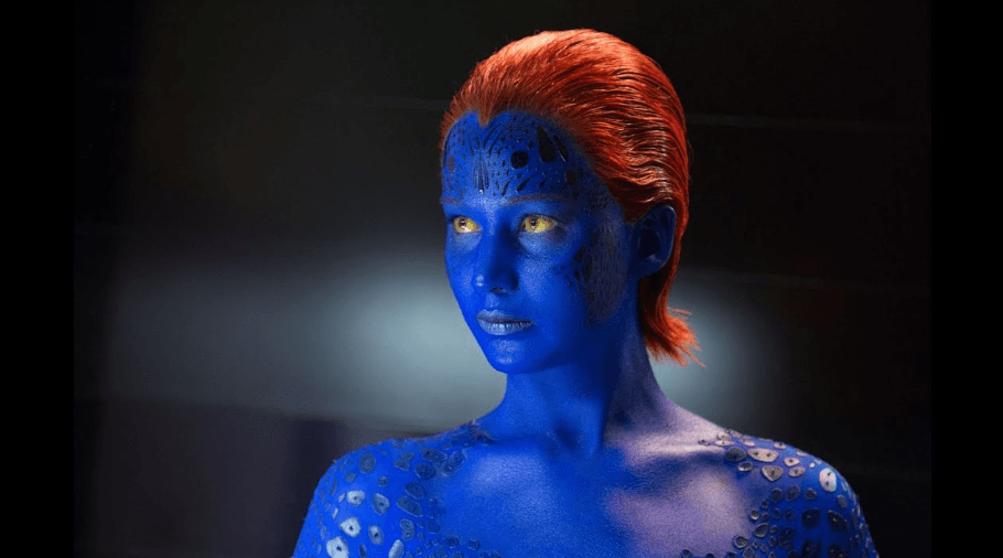 Jennifer Lawrence fue la encargada de interpretar a Mystique en las últimas películas de X-Men.