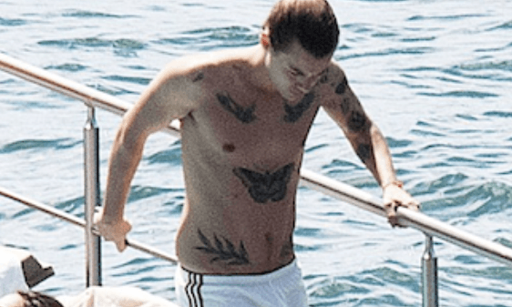 En la zona pélvica, Harry tiene un par de hojas con la finalidad de representar fuerza y crecimiento, pero también fueron una manera de tapar un tatuaje que tenía antes en esa parte de su cuerpo, ya que no importa cuantos tatuajes tengas, siempre puedes arrepentirte de alguno y tener que hacer algo al respecto.