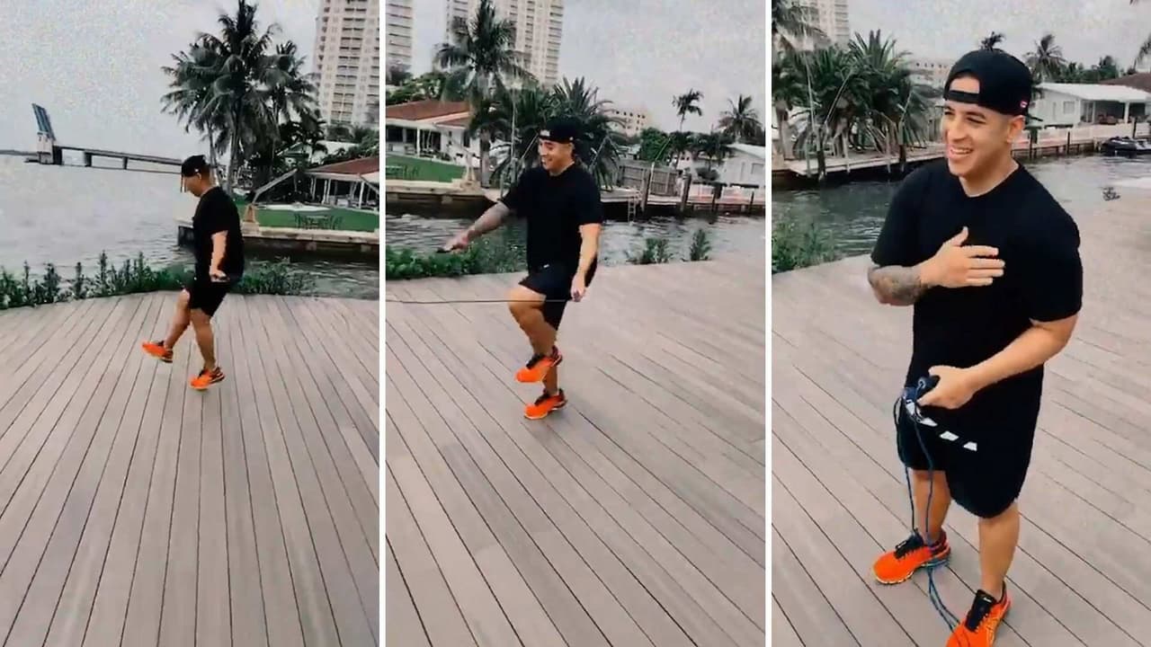 Video: Daddy Yankee entrena para adelgazar y presume cuánto peso ha perdido