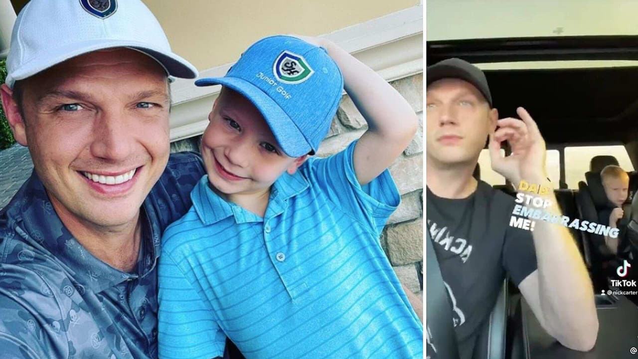 Así reaccionó el hijo de Nick Carter al ver a su papá bailar música de los Backstreet Boys