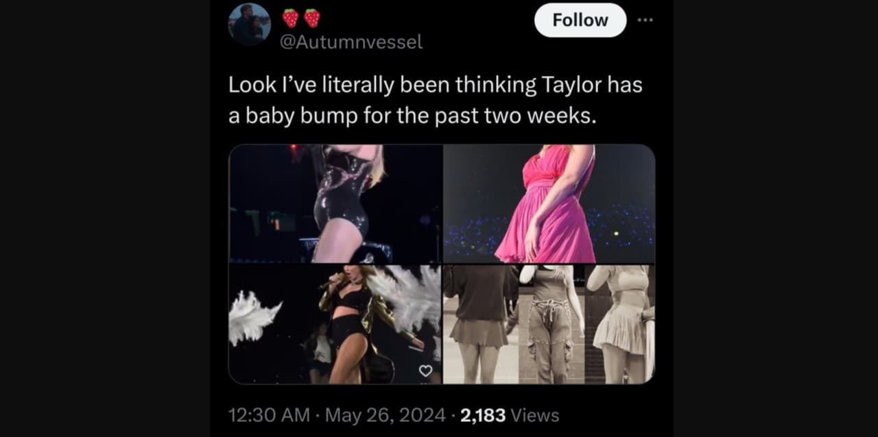 Taylor Swift estaría embarazada, señalan sus fans