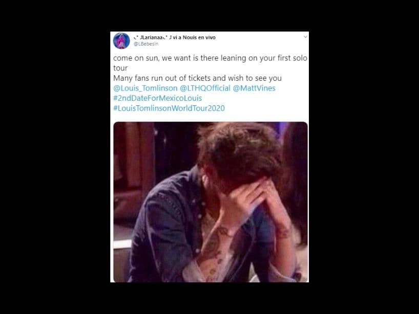 Este problema no es solo de los fans mexicanos, a lo largo del mundo le han pedido que abra una segunda fecha de su primer gira como solista.