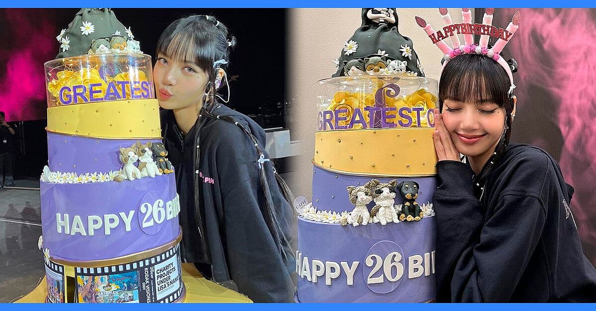 [VIDEO] Así celebró Lisa su cumpleaños durante el concierto de BLACKPINK
