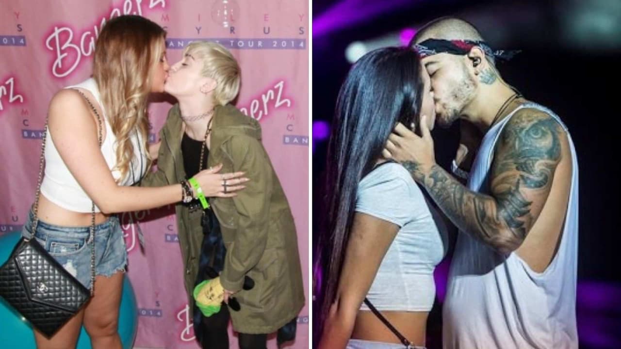 Los besos más cachondos entre famosos y sus fans