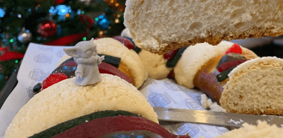 Este año, la rosca de reyes viene con Baby Yoda