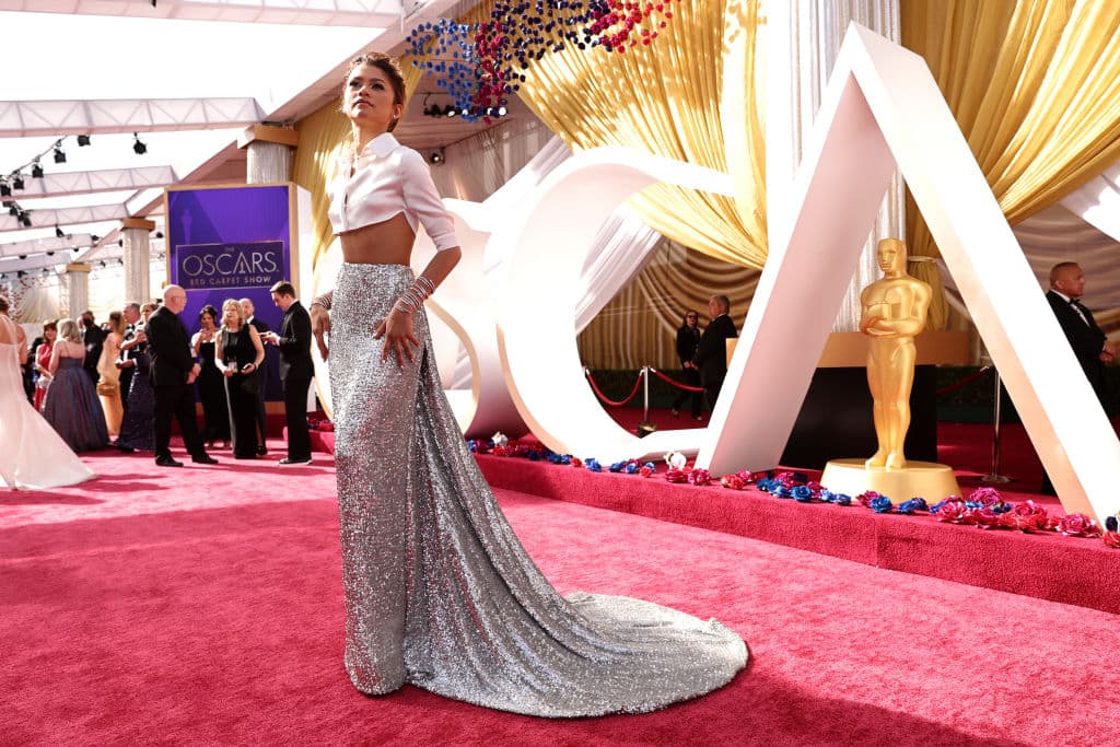 HOLLYWOOD, CALIFORNIA - MARCH 27: Zendaya attends the 94th Annual Academy Awards at Hollywood and Highland on March 27, 2022 in Hollywood, California. (Photo by Emma McIntyre/Getty Images)