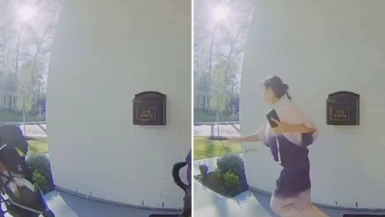 ‘¡Ay wey!’: Hanna de Ha*Ash se descuidó por un segundo y por poco se le va la carriola con bebé a bordo