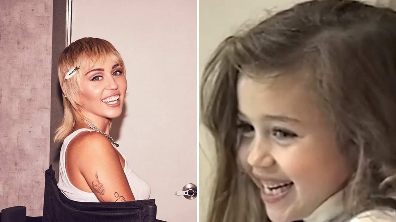 Miley Cyrus muestra su lado más tierno y comparte videos inéditos de su infancia