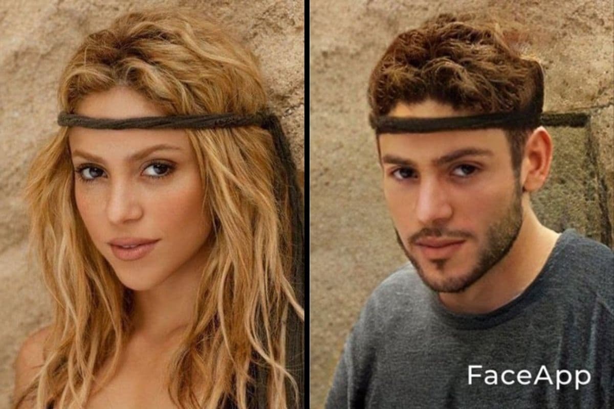 Shakira.
<br>
<br>El resultado ha sido sorprendente, pues la gran mayoría se ven hermosos en su versión digital de sexo opuesto.