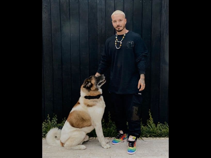 Además de mostrar a su mascota, un perro llamado “Enzo”, a quien ha nombrado como el rey de su casa.