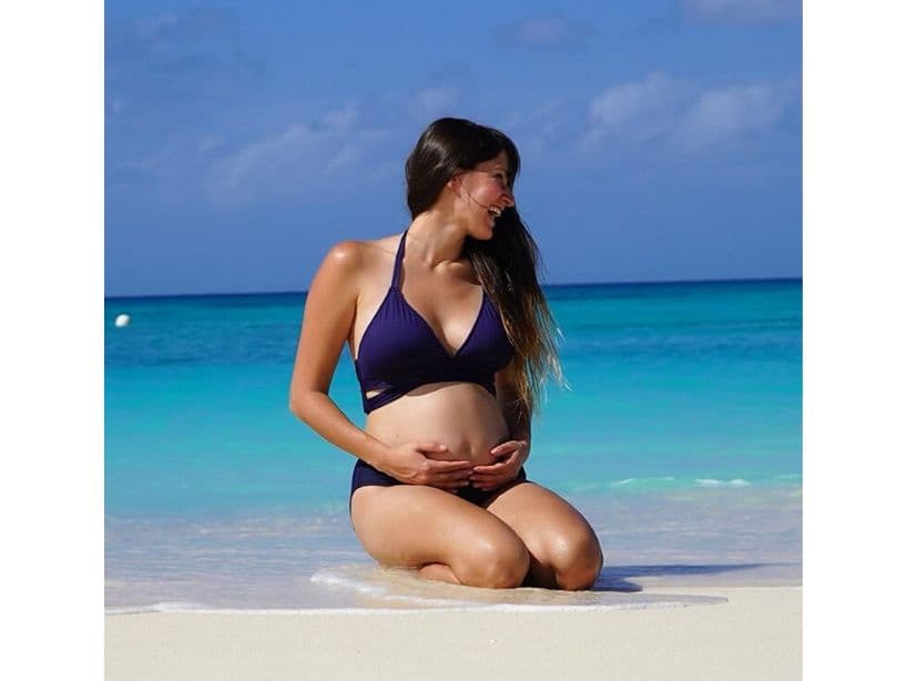 Hanna anunció el pasado 19 de diciembre que está esperando a su primer hijo y hasta ahora, había sido muy discreta al respecto.