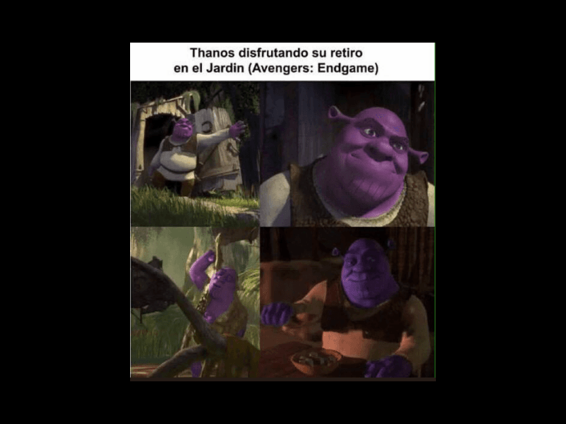 Antes de ser atacado por Los Vengadores, Thanos de verdad disfrutaba de su paraíso.