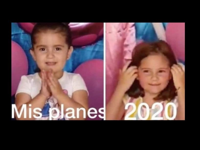 Varias personas compararon la maldad de la niña de rayas con el 2020.