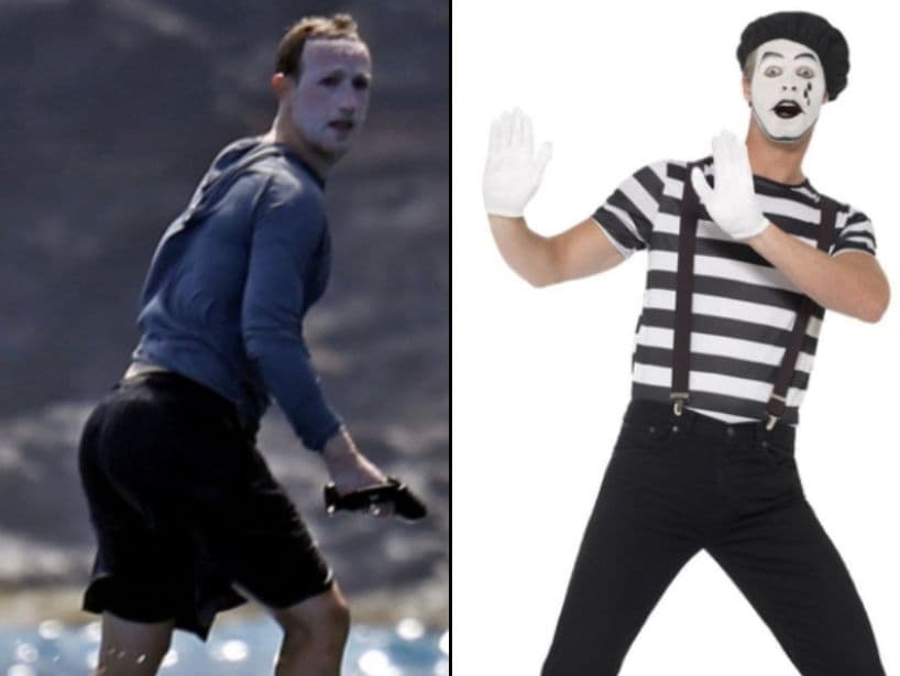 En un intento por dispersarse y pasarla bien, Mark Zuckerberg pasó de ser el multimillonario genio, creador de Facebook, a un simple meme.
<br>